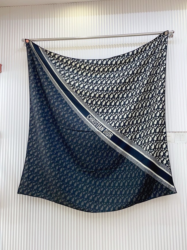 Dior Oblique Shawl Cashmere and Silk Jacquard KY083