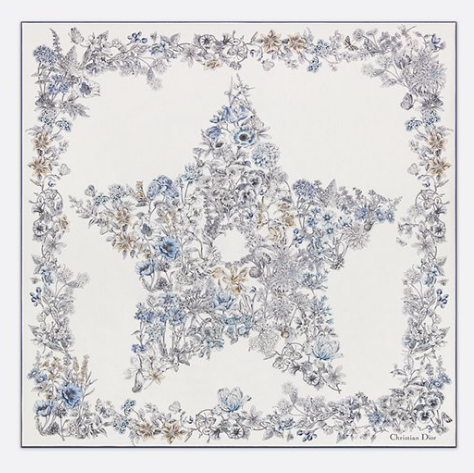 Dior Star 70 Square Scarf KY070
