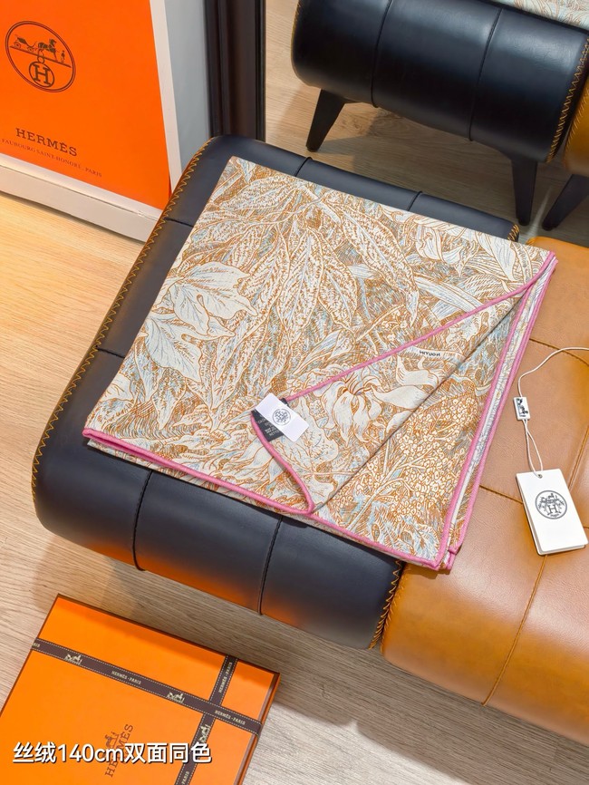 Hermes Shawl Cashmere and Silk Jacquard KY088