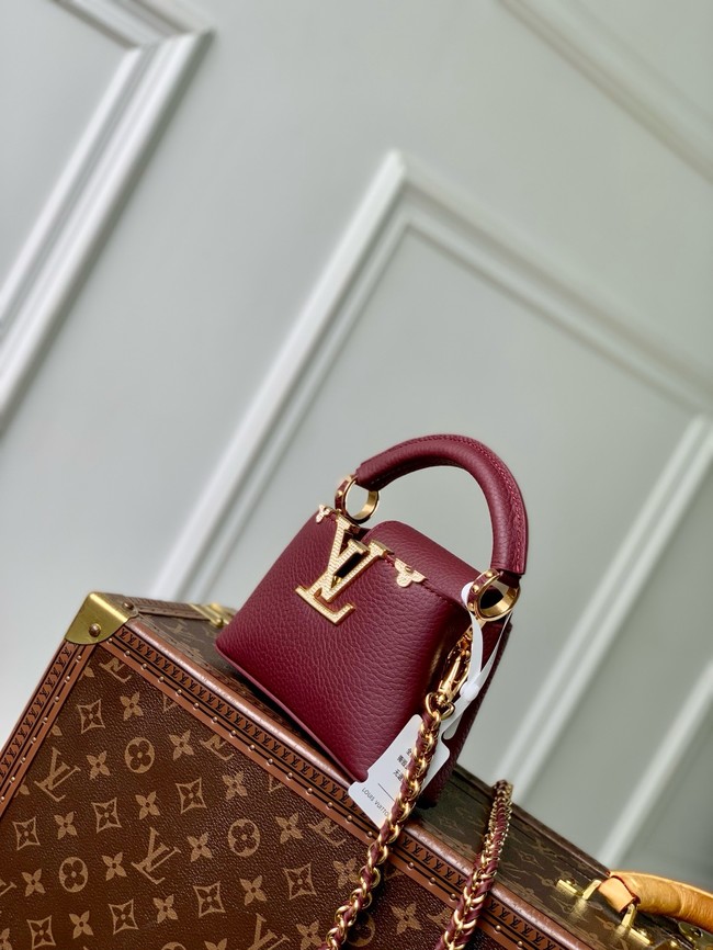 Louis Vuitton Capucines nano M24583 burgundy