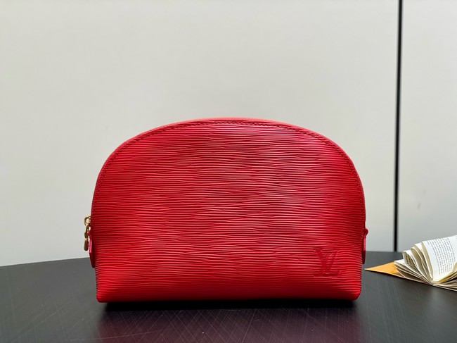 Louis Vuitton NEW Cosmetic Pouch PM M15201 red