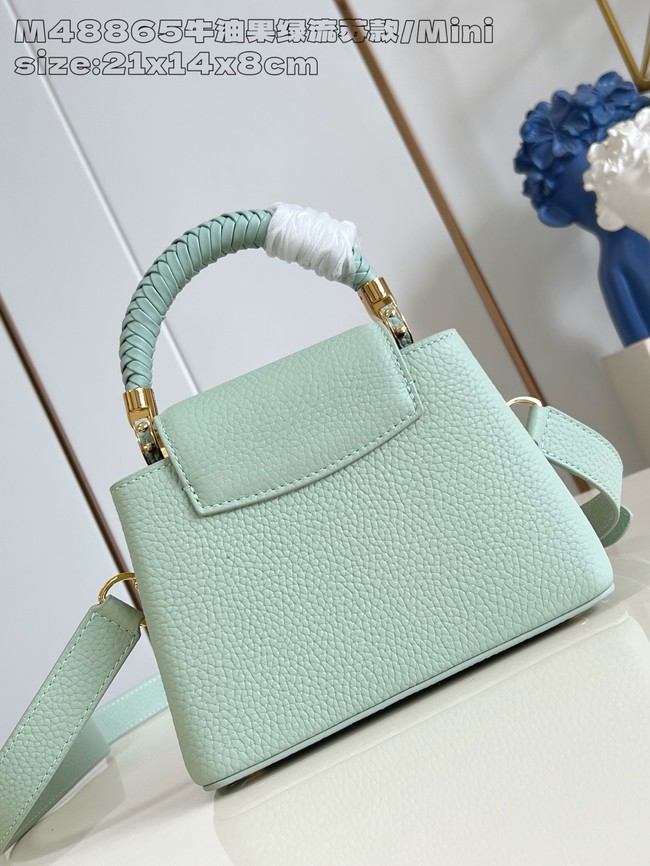 Louis Vuitton Capucines Mini M25497 green