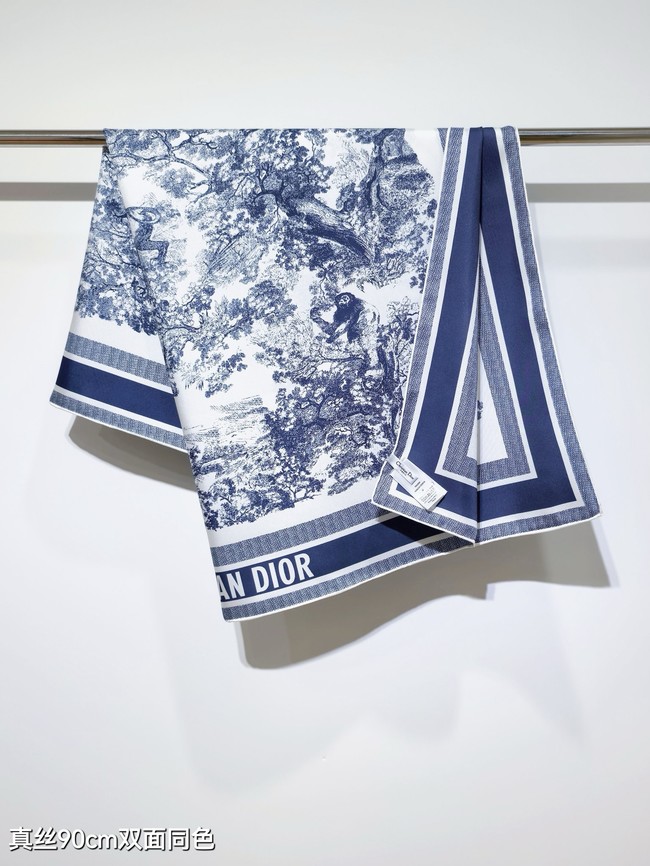 Dior 90 Square Scarf Silk Twill KY150