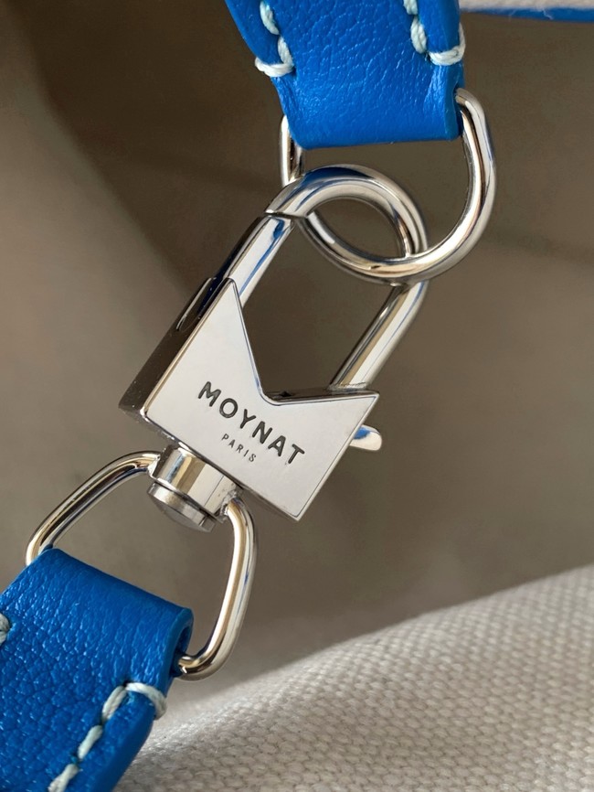 Goyard Calfskin Leather Tote Bag MM M8002 blue