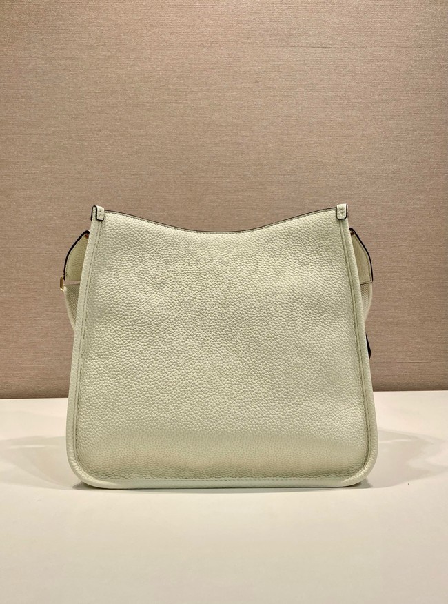 Prada Leather bag with shoulder strap 1BC073 Cream