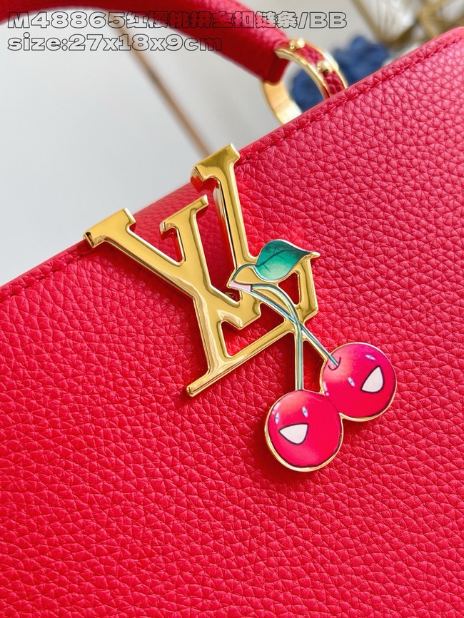 Louis Vuitton Capucines BB M25089 red