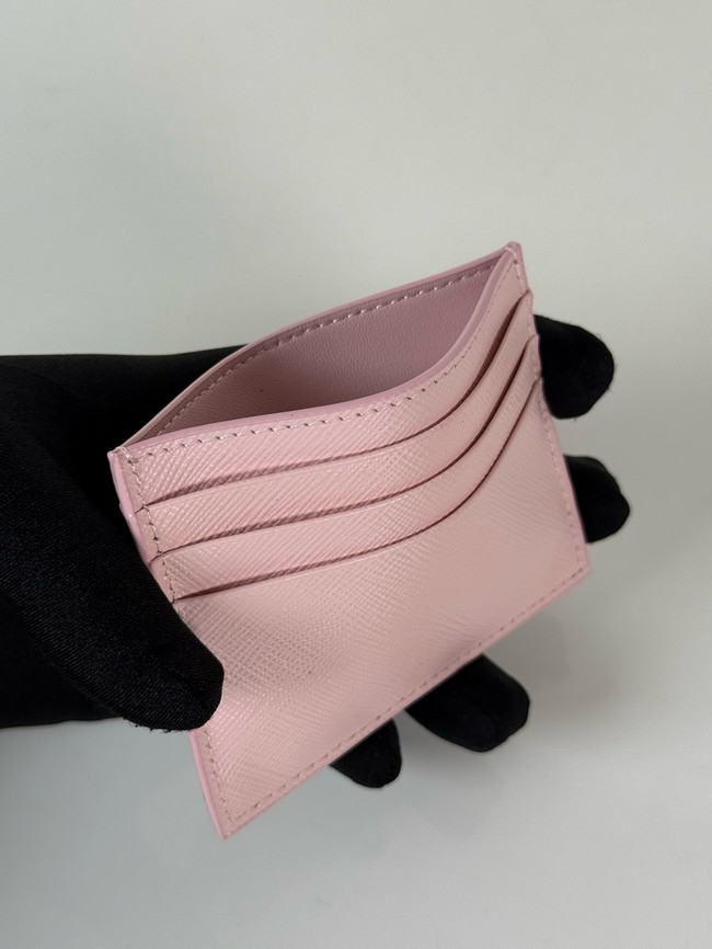 Prada Card Holder 1MC025 pink&Silver