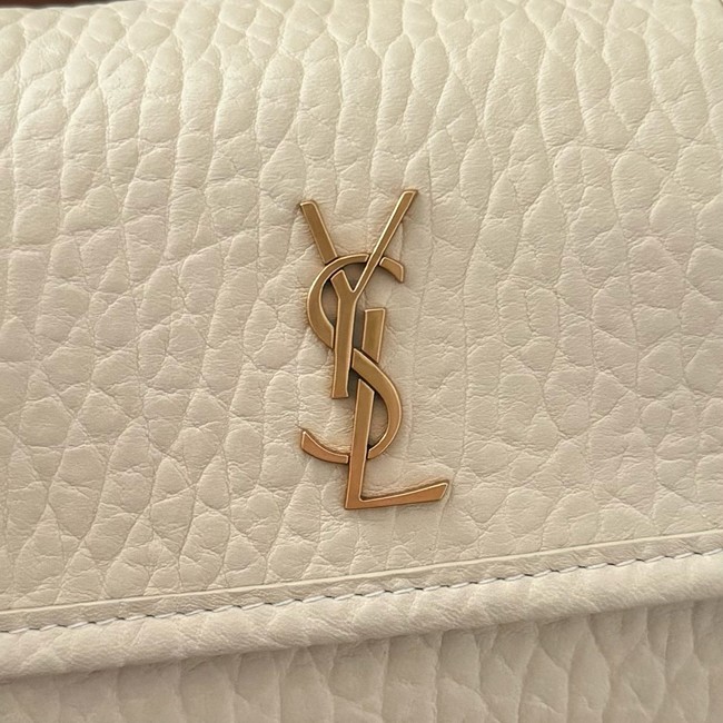 Saint Laurent NIKI small in grained lambskin 633178 BLANC VINTAGE