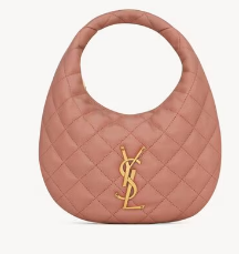 Saint Laurent ICARINO in quilted nappa 851689 HORTENSIA