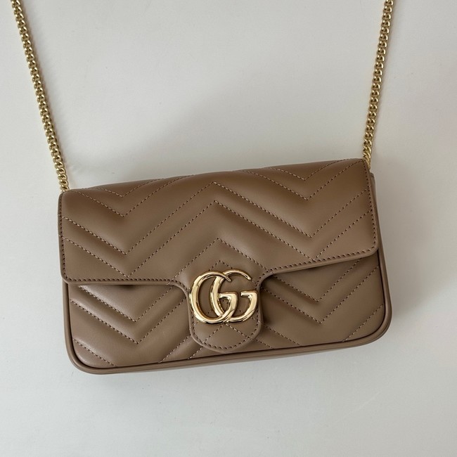 Gucci GG Marmont small shoulder bag 751526 Dusty pink