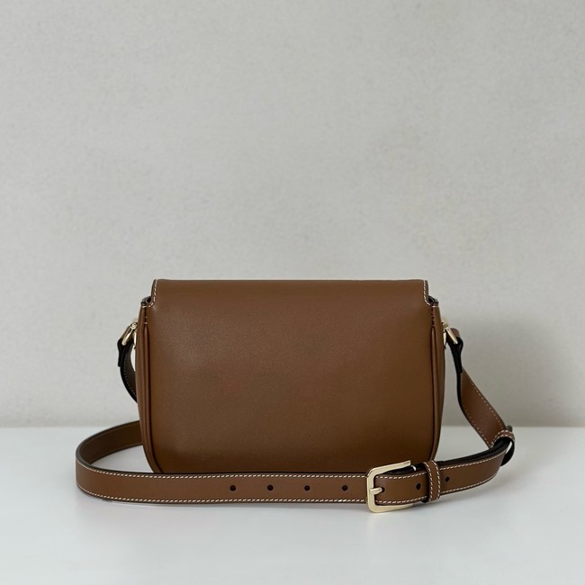 Gucci small shoulder bag leather 815205 brown