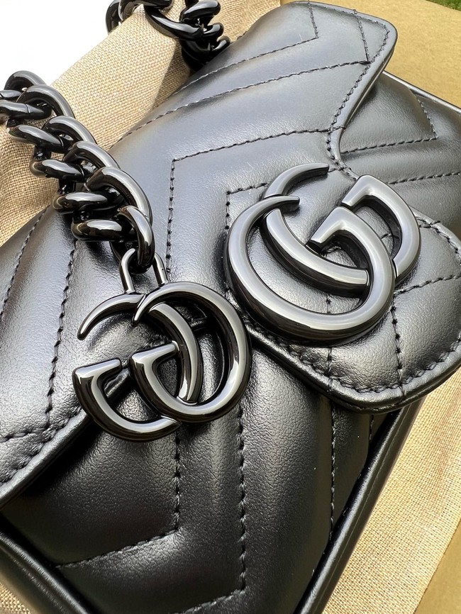 Gucci GG Marmont mini shoulder bag 699757 black