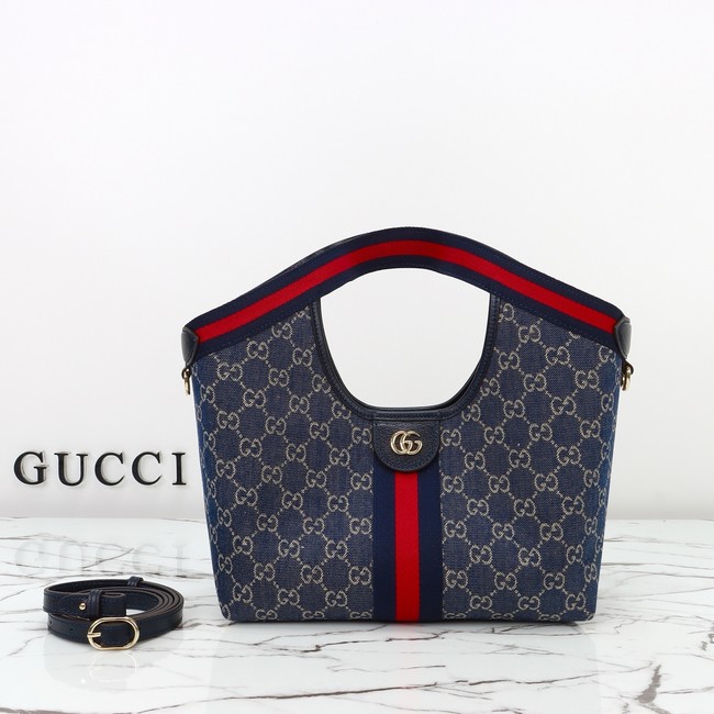 Gucci Giglio small tote bag 860845 blue