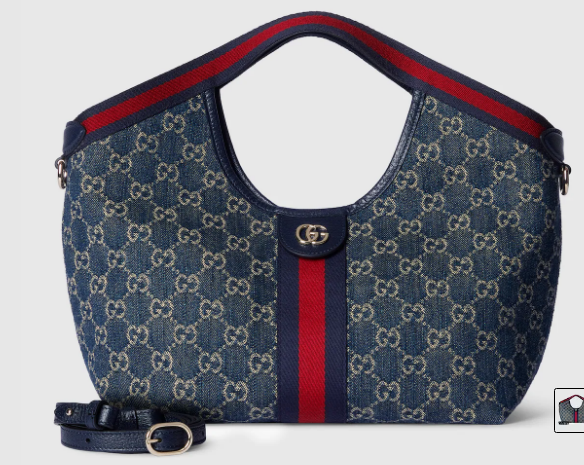 Gucci Giglio small tote bag 860845 blue