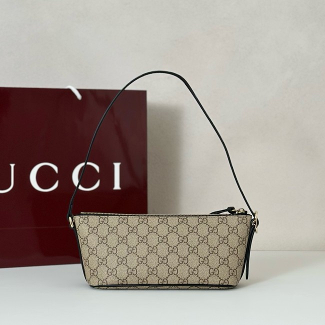 Gucci GG Emblem small shoulder bag 847281 black