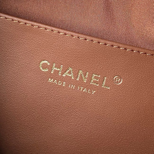 Chanel Hobo Handbag AS5837 tan