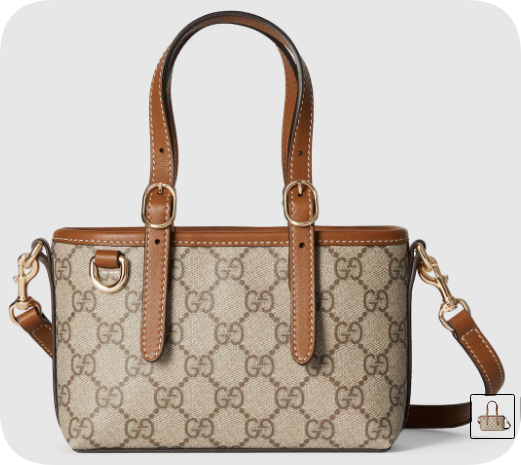 Gucci GG Emblem mini bag 855491 Brown