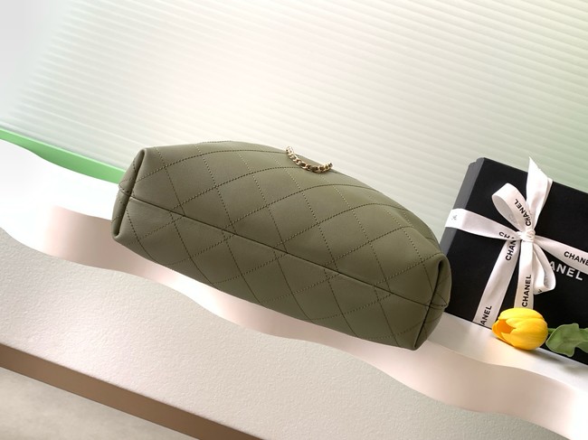 CHANEL Large Hobo Bag AS5967 green