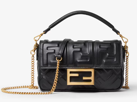 Fendi Baguette Mini Bag 8BS017 black