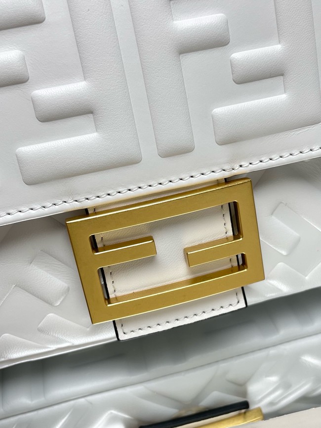 Fendi Baguette Mini Bag 8BS017 white