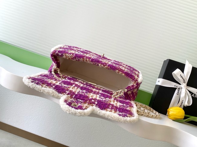 CHANEL Maxi Flapbag AS5687 Fuschia&Pink