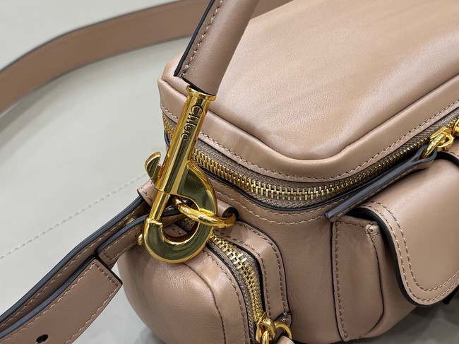 Chloe Soft leather bowling bag W0653 pink