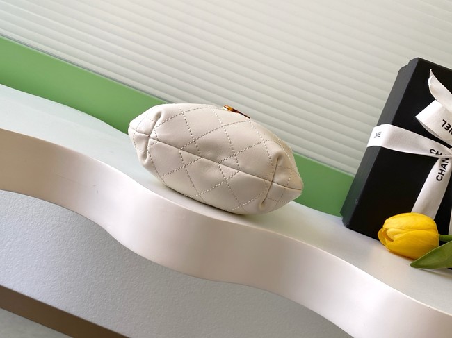 CHANEL mini Hobo Bag AS4981 white