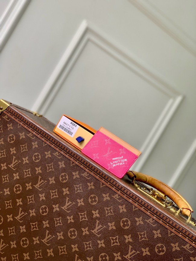 Louis Vuitton Card Holder M27116 Pondichery Pink