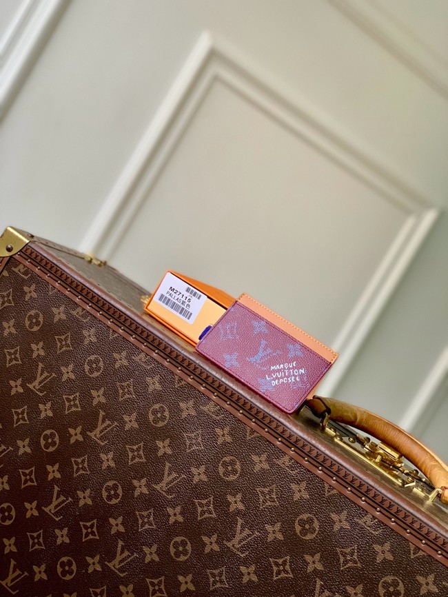 Louis Vuitton Card Holder M27116 burgundy