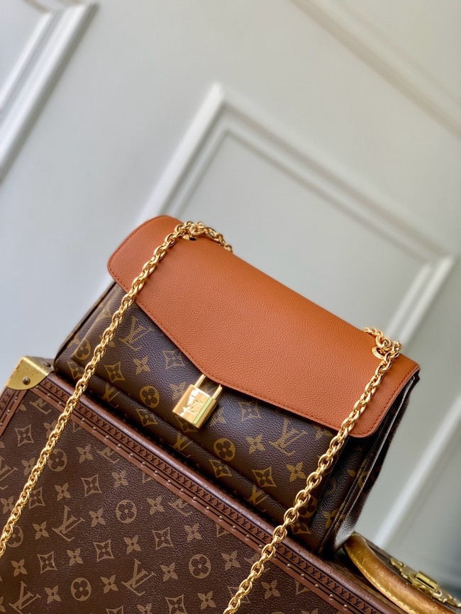Louis Vuitton Monogram Canvas Shoulder Bag M27065 brown