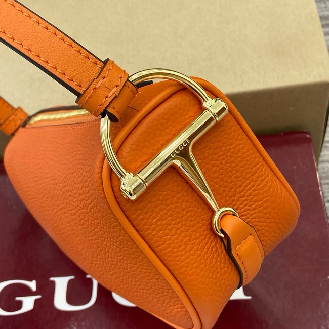 Gucci Half Horsebit mini bag 860784 orange