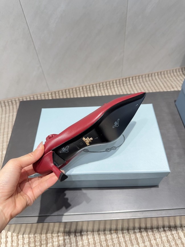 Prada Mordore leather pumps 87221-7