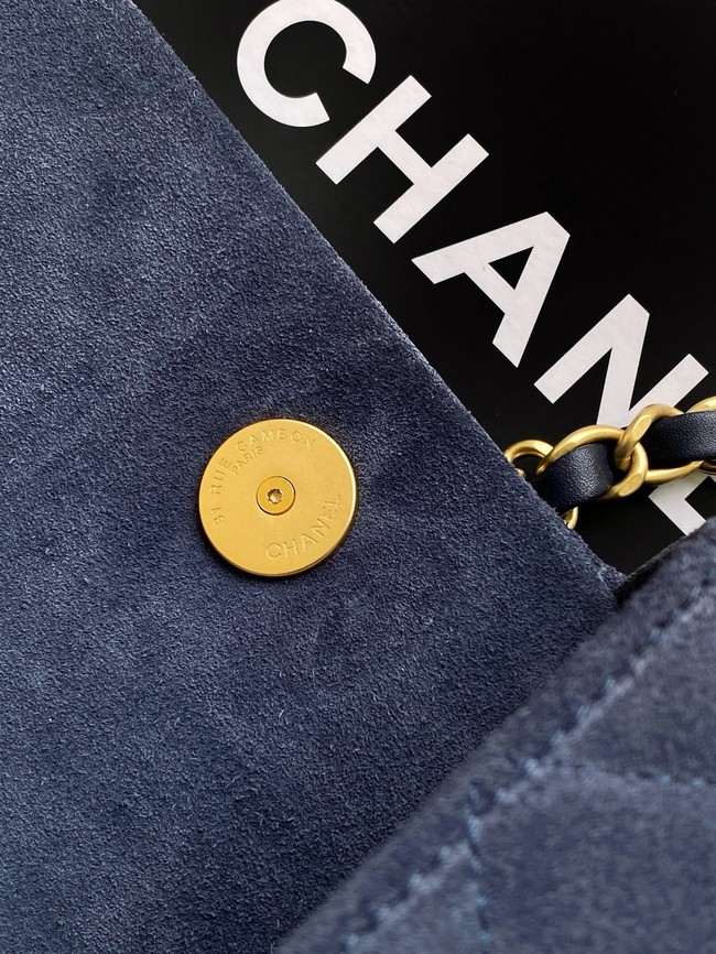 CHANEL Flap Bag AS5991 blue