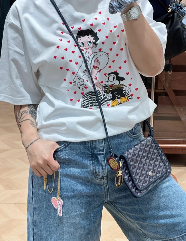 Goyard PLUMET crossbody bag TY43 DARK BLUE