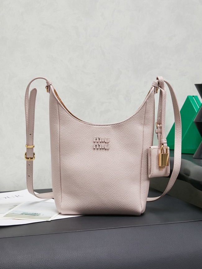 MIUMIU leather Shoulder Bag 5BE098 Cream