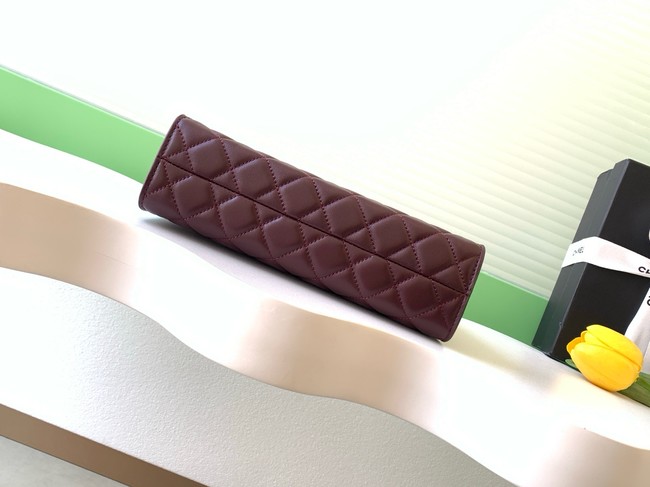 CHANEL Shoulder Bag AS6045 burgundy