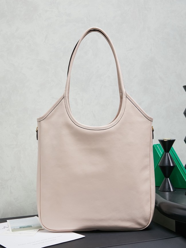 MIUMIU IVY leather handbag 5GB231 Cream