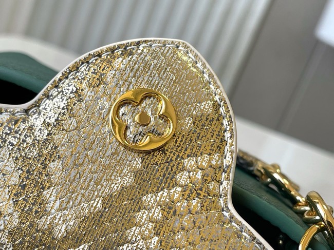 Louis Vuitton Capucines Mini M89369 Green&gold Snake skin