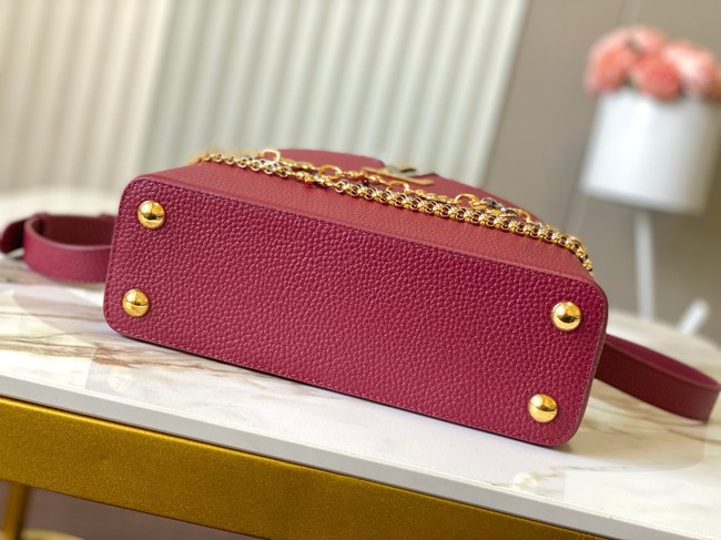 Louis Vuitton Capucines BB M27039 Grenat Red