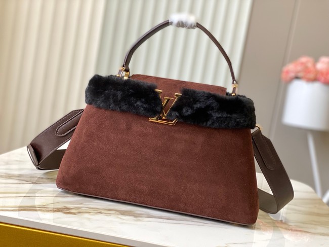 Louis Vuitton Capucines MM Souple M26323 Chocolate