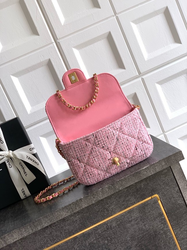 Chanel Flap Bag With Top Handle AS5805 PINK