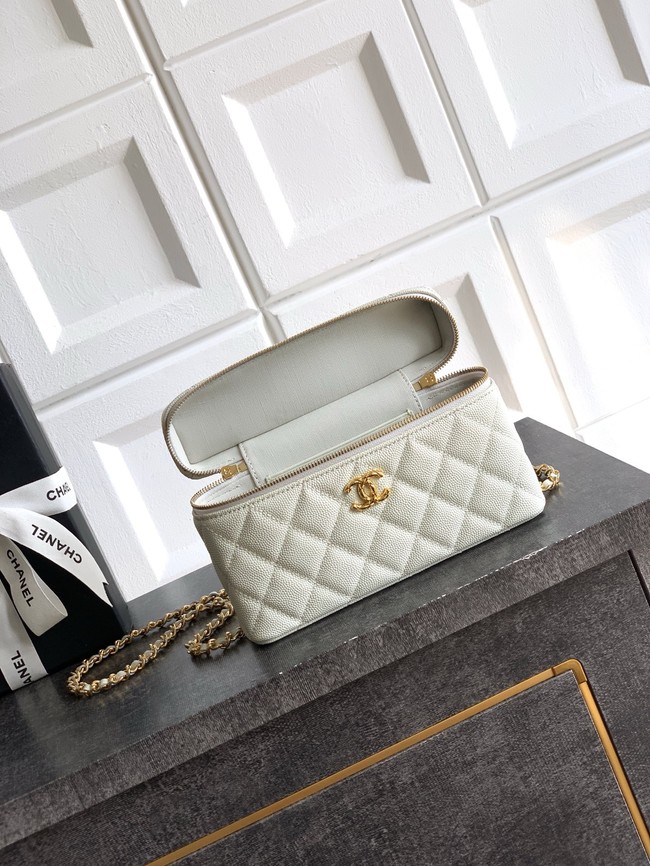 Chanel Vanity with Chain 26C AP4936 light gray