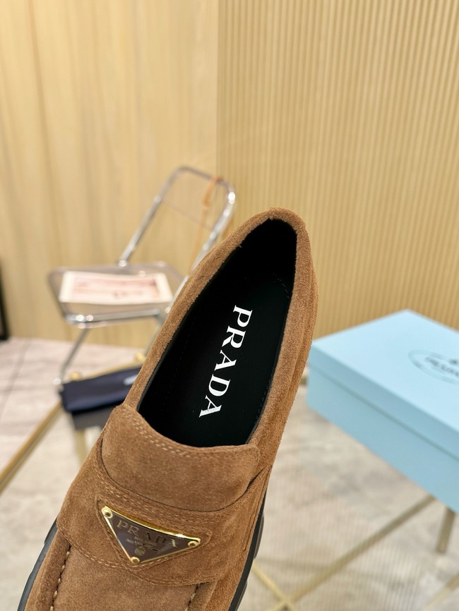 Prada suede loafers 55707-1