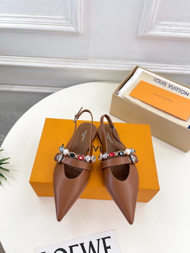 Louis Vuitton Vibe Slingback Flat Sandal  66897-3