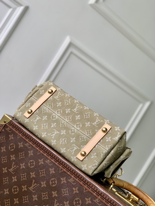 Louis Vuitton NEW Carryall Cargo PM M27623 Khaki Denim