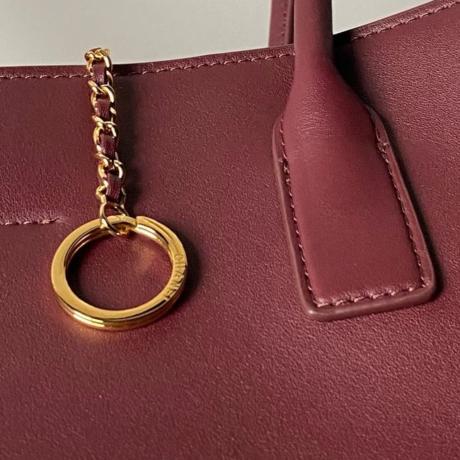 Chanel Small Shopping Bag AS6243 Dark Burgundy