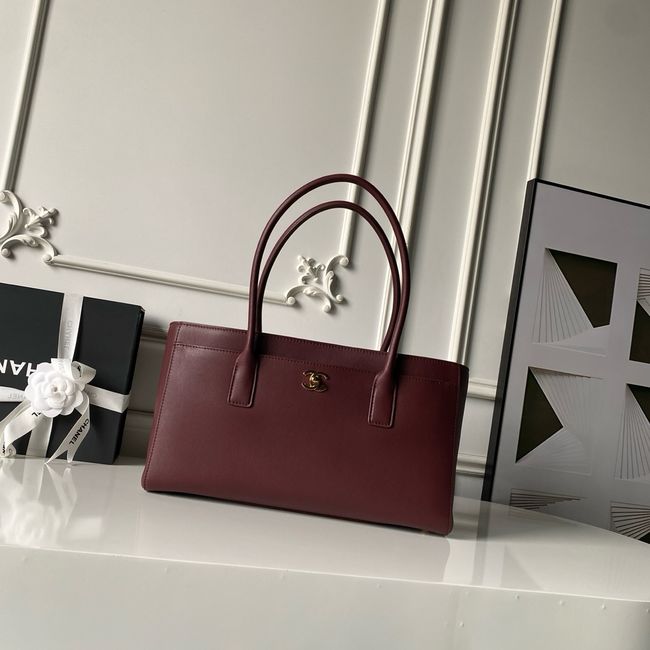 Chanel Small Shopping Bag AS6243 Dark Burgundy