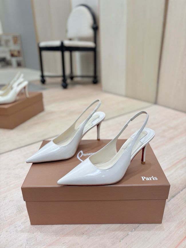 Christian Louboutin Slingbacks Lambskin 8.5CM 65078-6