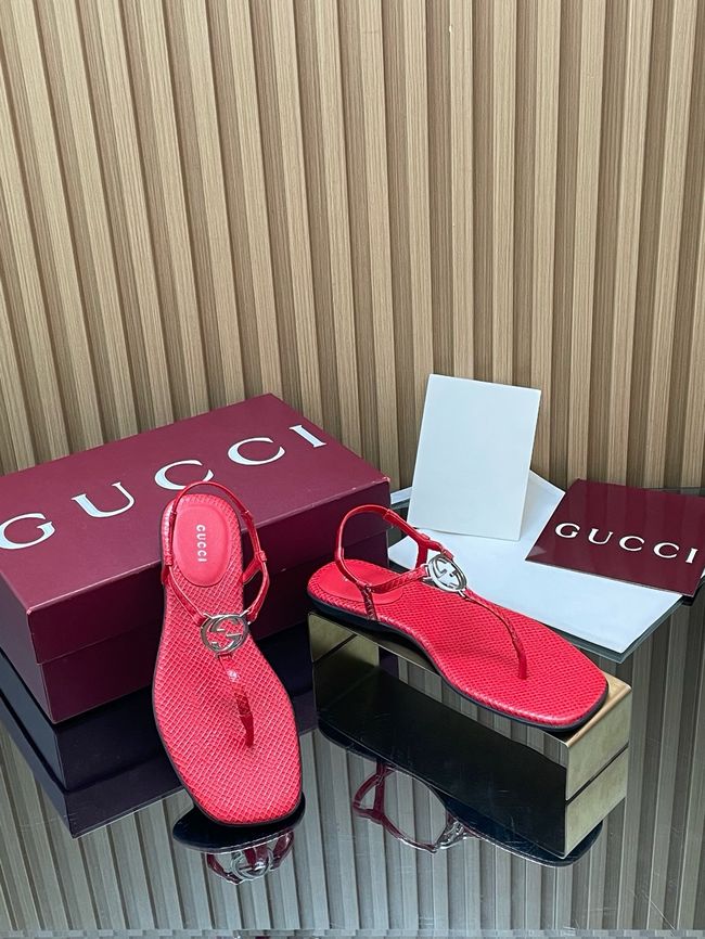 Gucci Womens thong sandal 874699-3