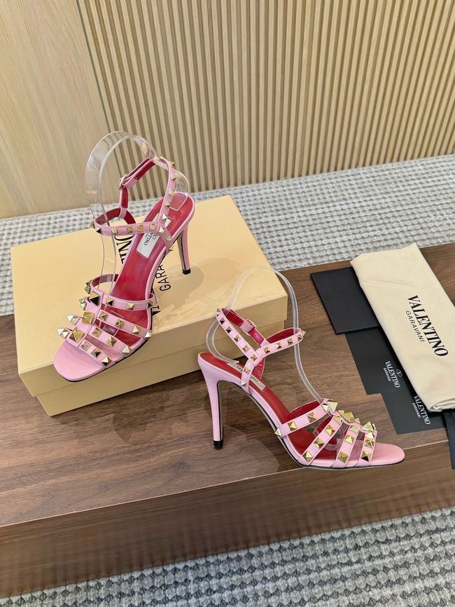 Valentino ROCKSTUD lambskin sandal 9CM 65077-1